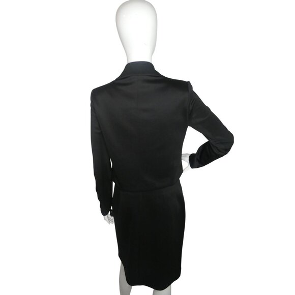 Shelby Rose‎ Women's 2 PC Jacket Skirt Set Black Size 4 - Picture 5 of 12